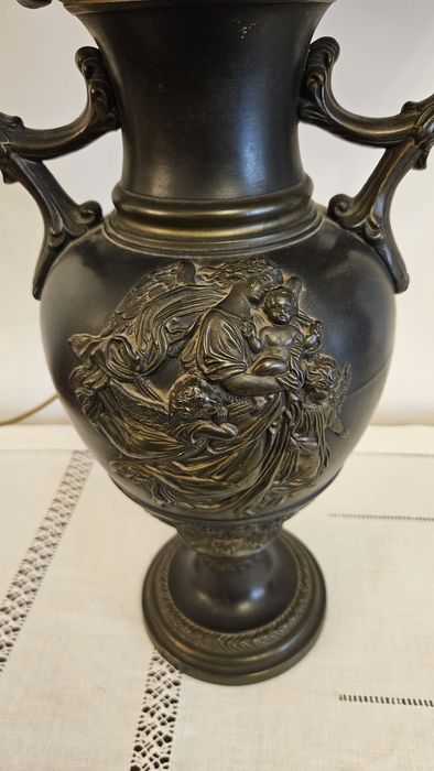 2 Candeeiros em Vaso Áustria, Art nouveau, com Abajur