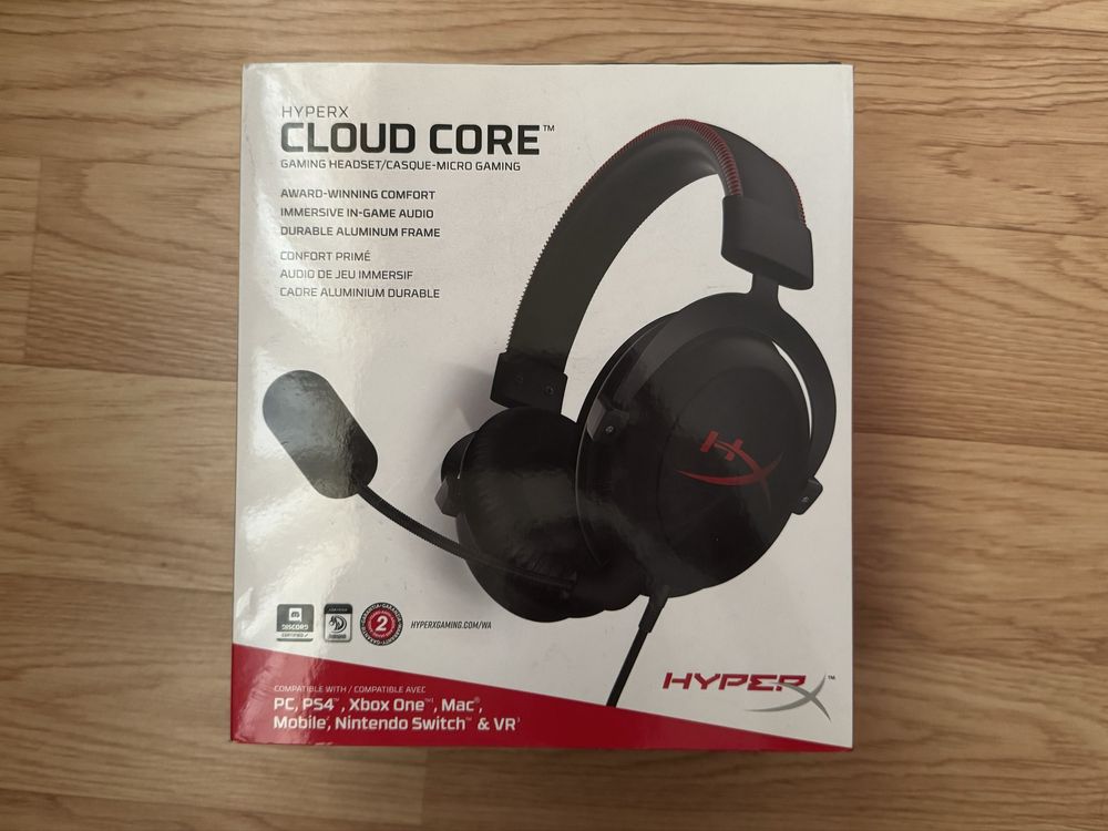 Ігрова гарнітура Hyper X Cloud Core навушники для геймерів