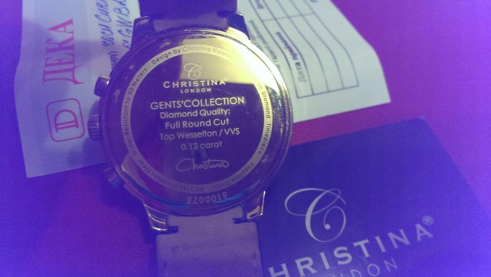 Продам часы christina london 505gwbl