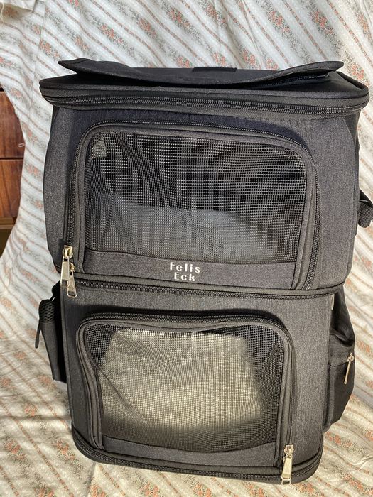 Продаю двоповерховий рюкзак-переноска для домашнього бренду Felis Eck