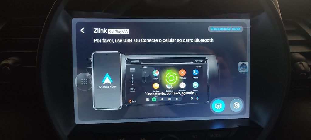 Montagem rádios android.