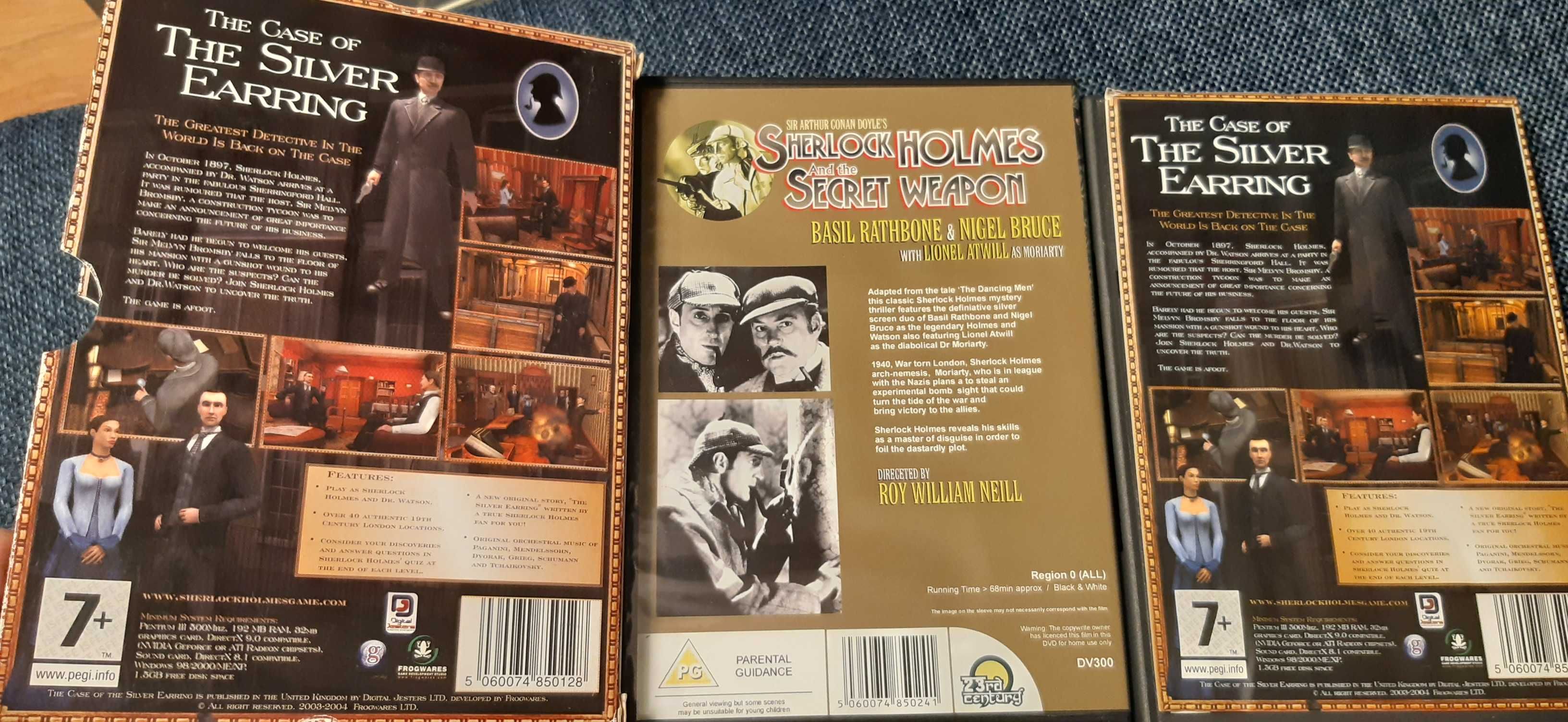 Sherlock Holmes: Secret of the Silver Earring plus film big box