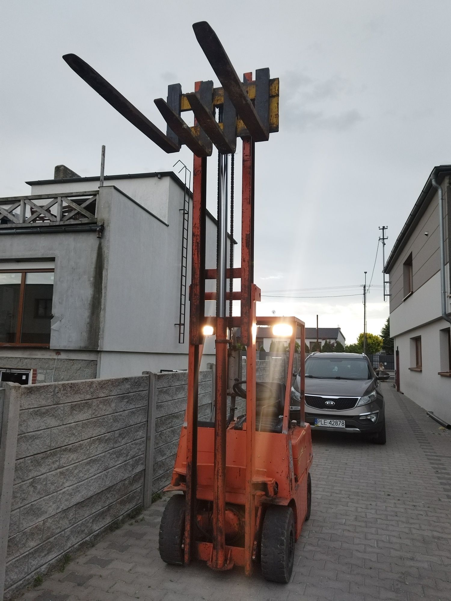 Wózek widlowy widlak Balkancar dv1661 bułgar. Perkins 3P. linde ursus