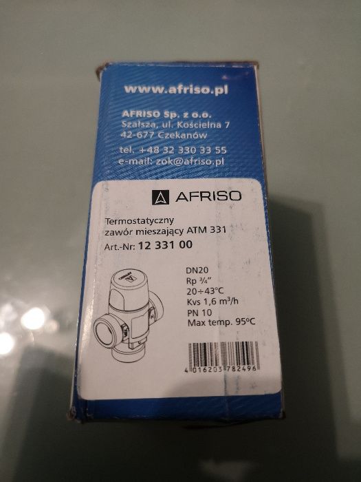 AFRISO ATM 331 Termostatyczny zawór mieszajacy- z wysylka