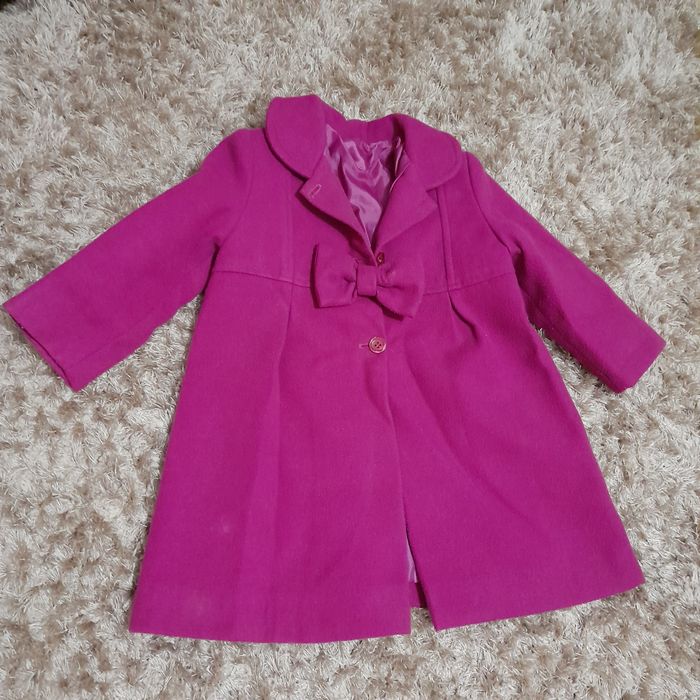 Casaco rosa 3/4 menina