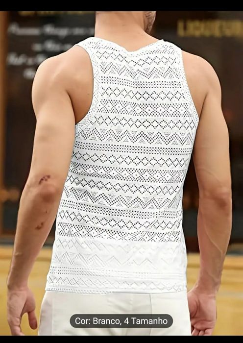 Camisa renda masculina