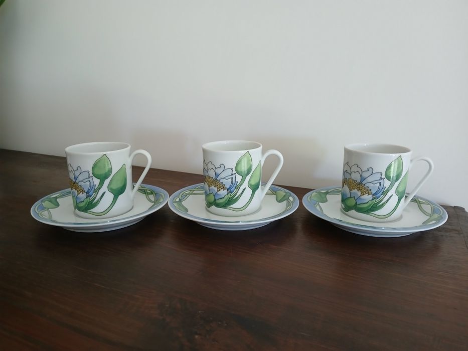 Chávenas de café com pires Novas - Näckros Water Lily da SPAL