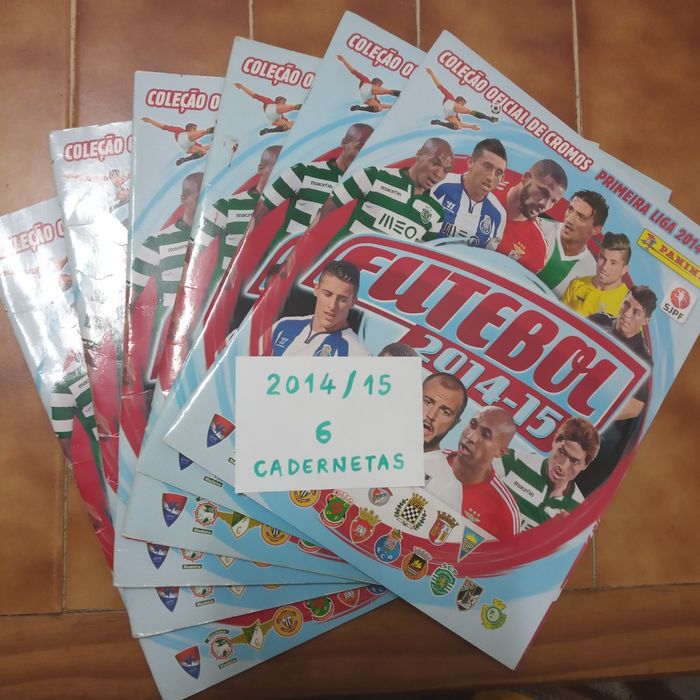 110 CADERNETAS de FUTEBOL