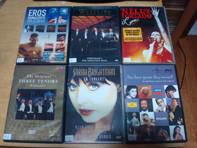lote 21 dvds musicais,kanye west,christian death,
