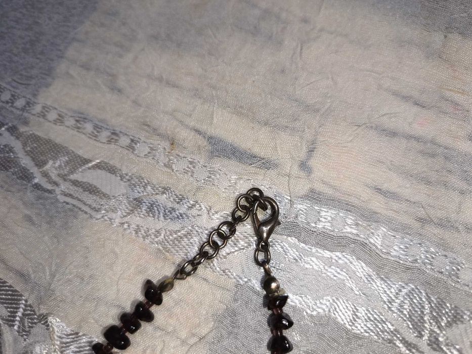 Буси гранат з бісером  , кріплення карабін.