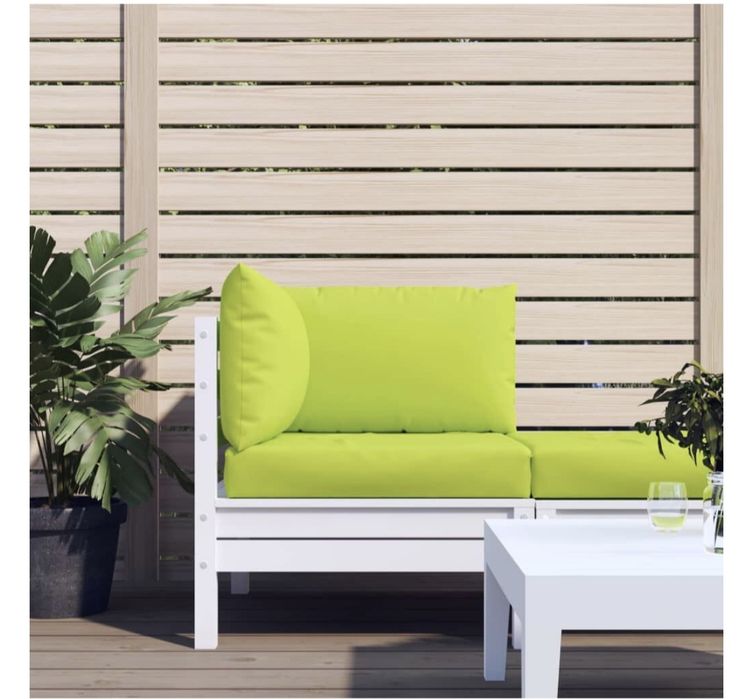 Nowe Poduszki na palety, 6szt., jasnozielone, tkanina Oxford