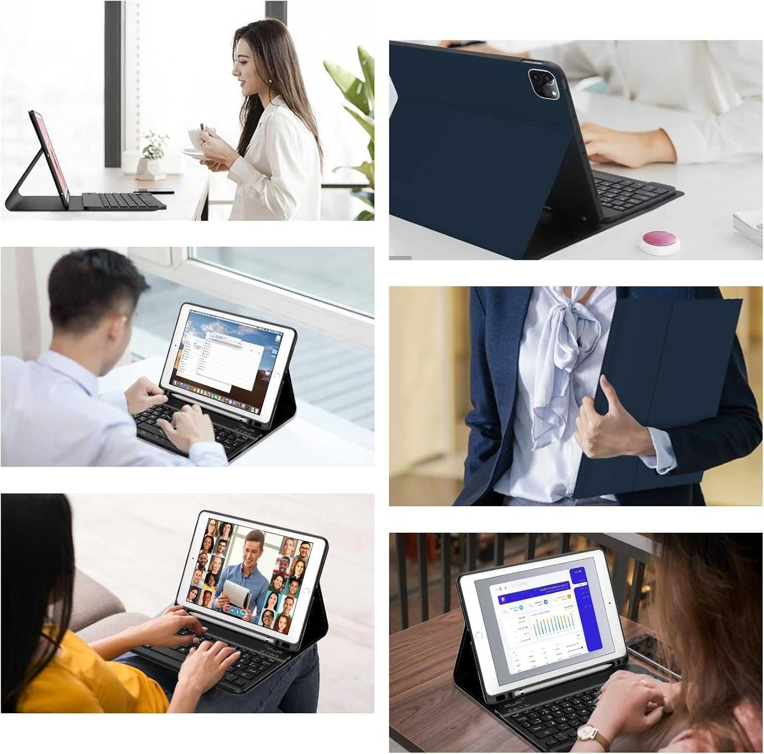 AVNICUD Etui na klawiaturę do iPad Air 5 / 4 / iPad Pro 11 cali