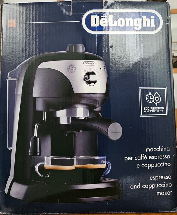 Maquina cafe nova em caixa