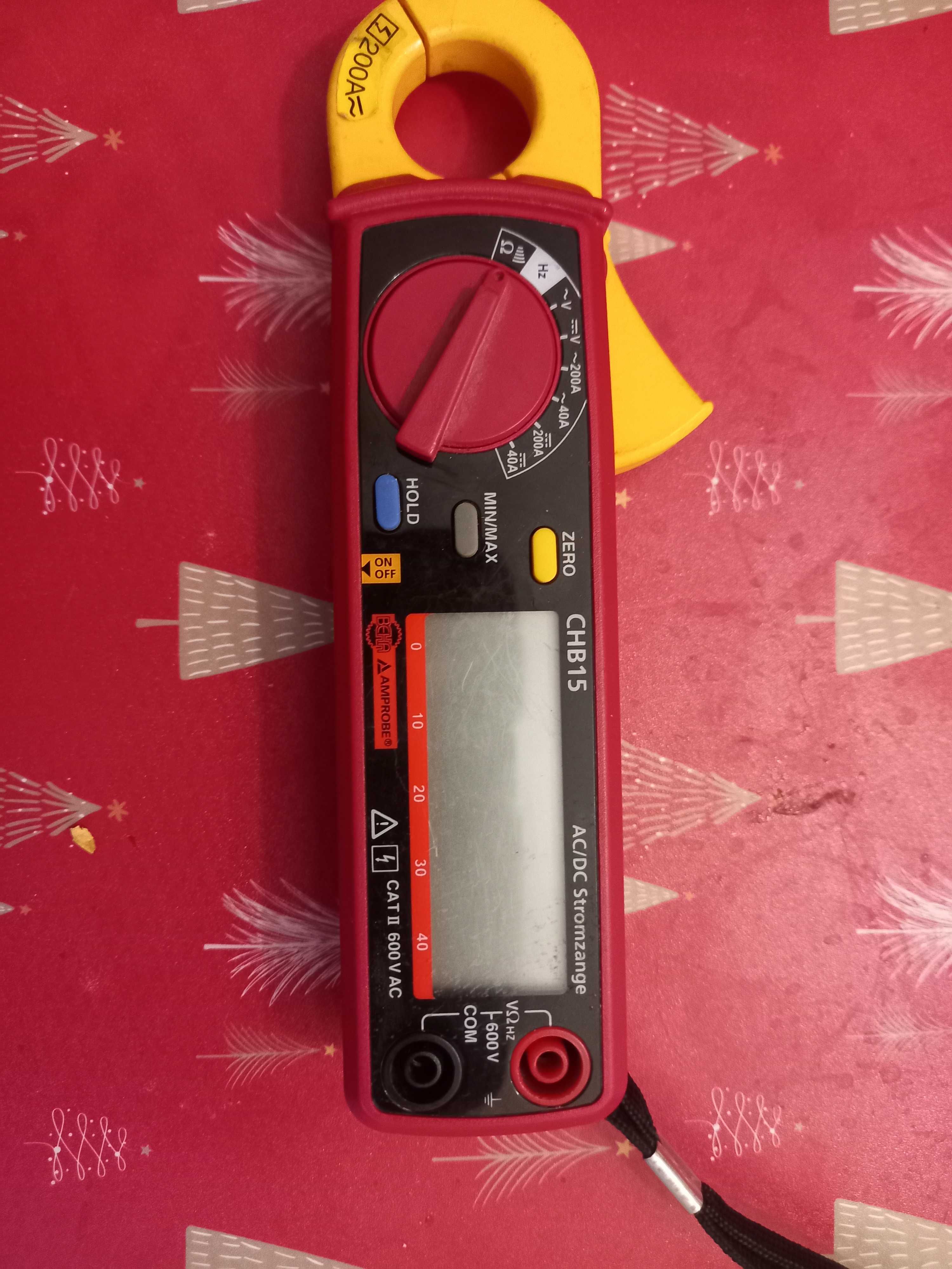 Miernik Fluke AC DC CHB 15, Miernik cęgowy, Amperomie