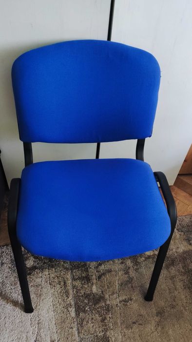 Krzesło ISO 3 sztuki niebieskie