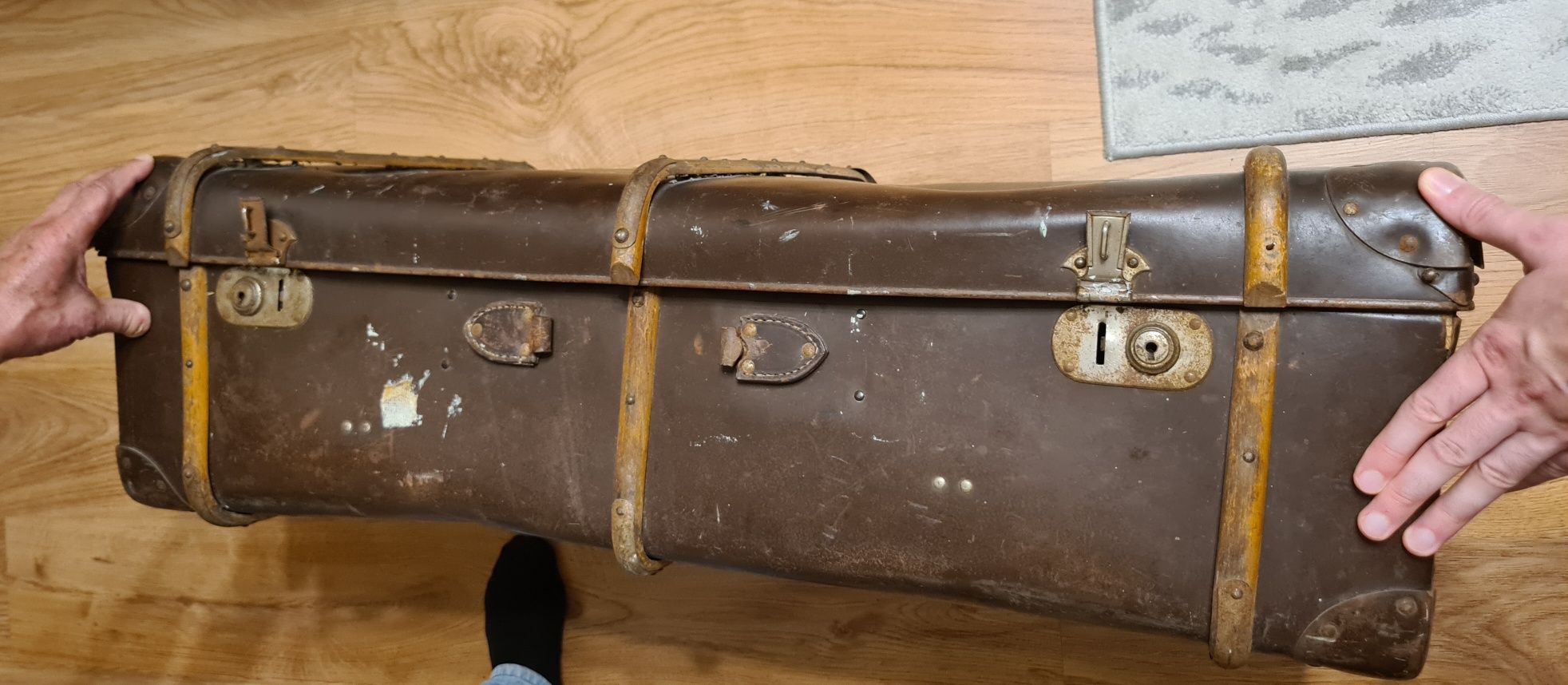 Walizka kufer antyk II wojna światowa