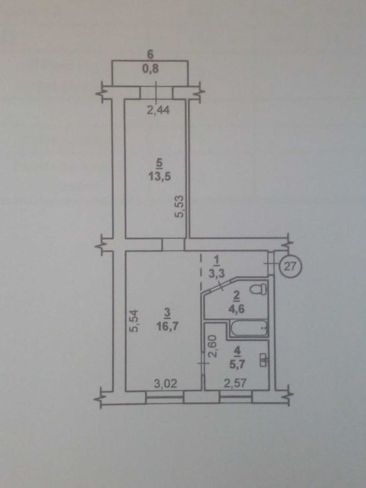 Продаж  двокімнатної квартири (від власника), вул. Євгена Логінова.