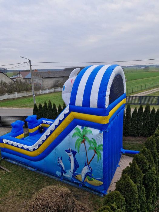 Zamek Dmuchany zjeżdżalnia Dmuchaniec Wypożycz Atrakcyjna Cena
