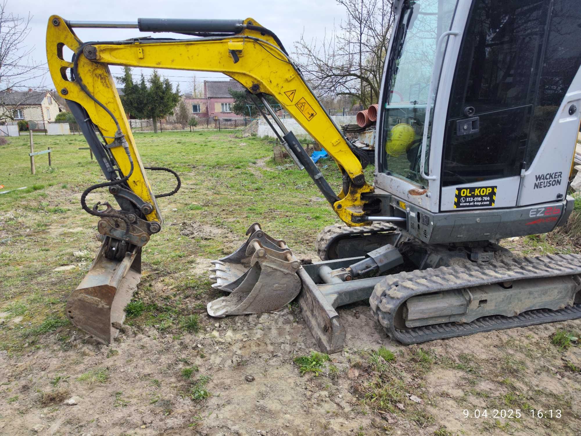 Cesja leasingu, przejęcie minikoparki wacker ez26vds