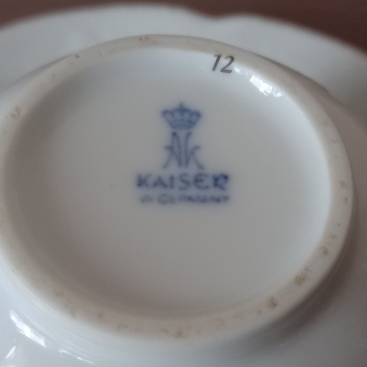 AK Kaiser filiżanka ze spodkiem, niemiecka porcelana