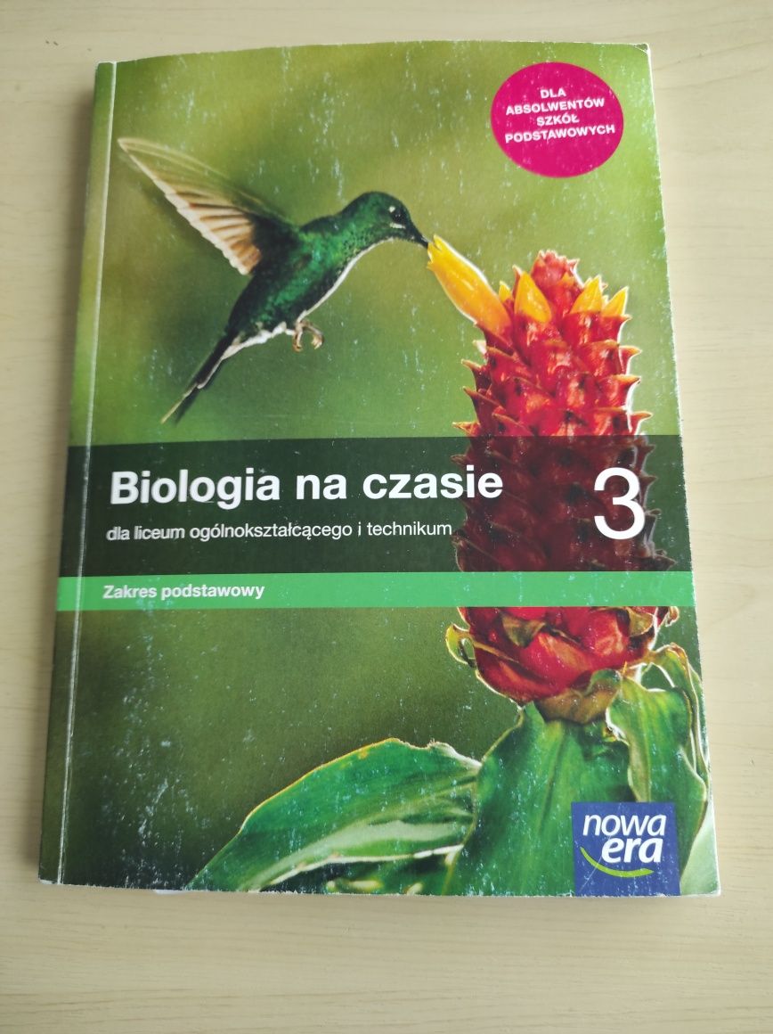 Biologia na czasie 3.Zakres podstawowy.Stan dobry.