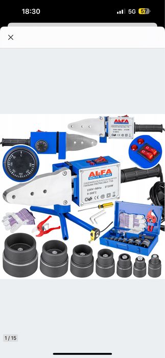 Zgrzewarka do rur PCV PP zgrzewanie polifuzyjna matryce akcesoria