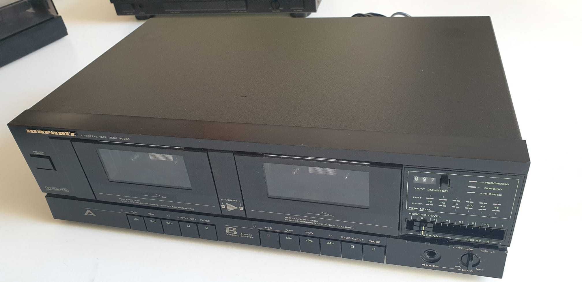 Amplificador Sintonizador e Deck Marantz