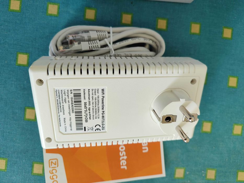 Адаптер wifi powerline pg-9072lg-zg