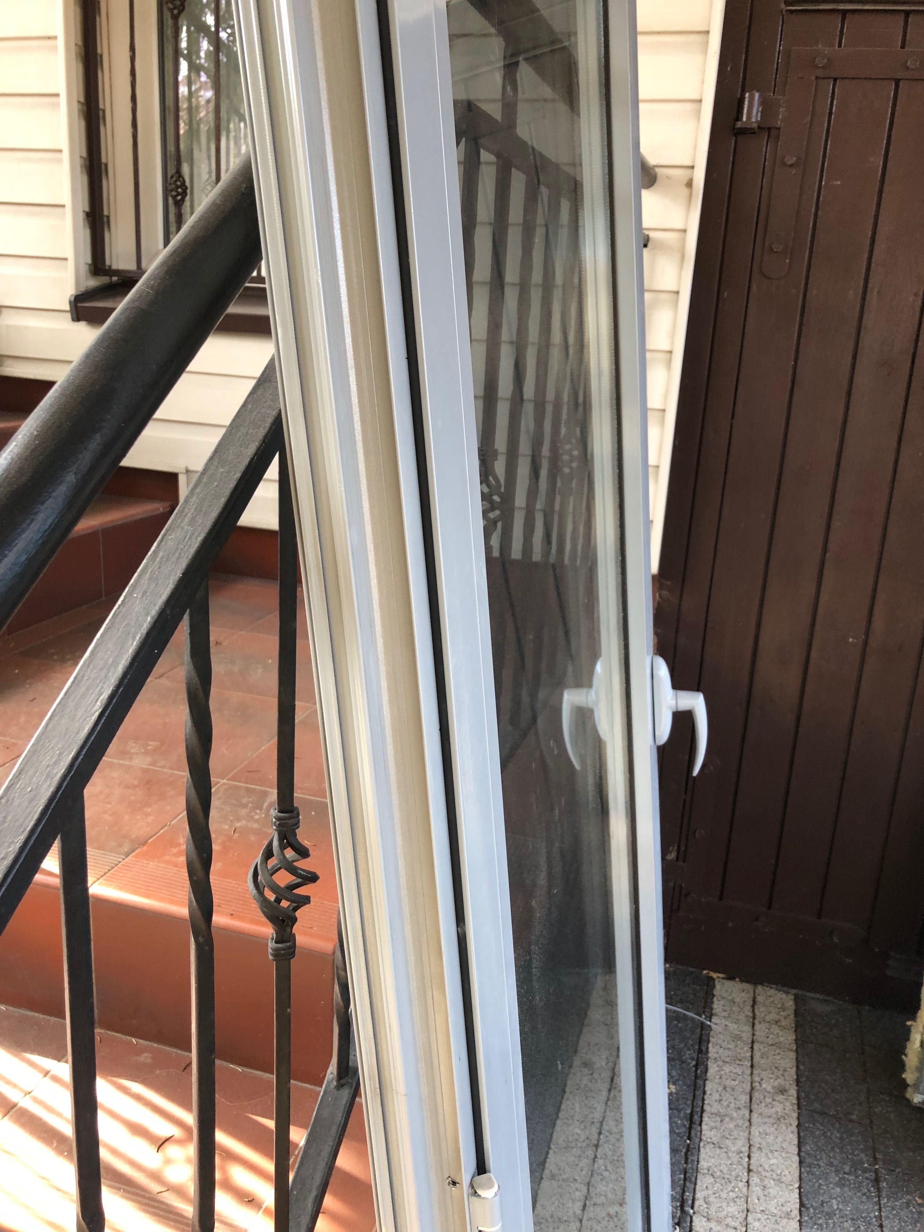 Drzwi balkonowe tarasowe aluminiowe 100x200