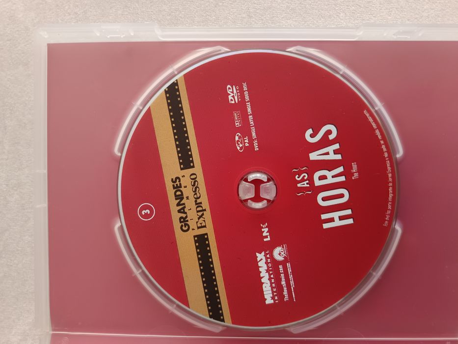 DVD as horas.     .