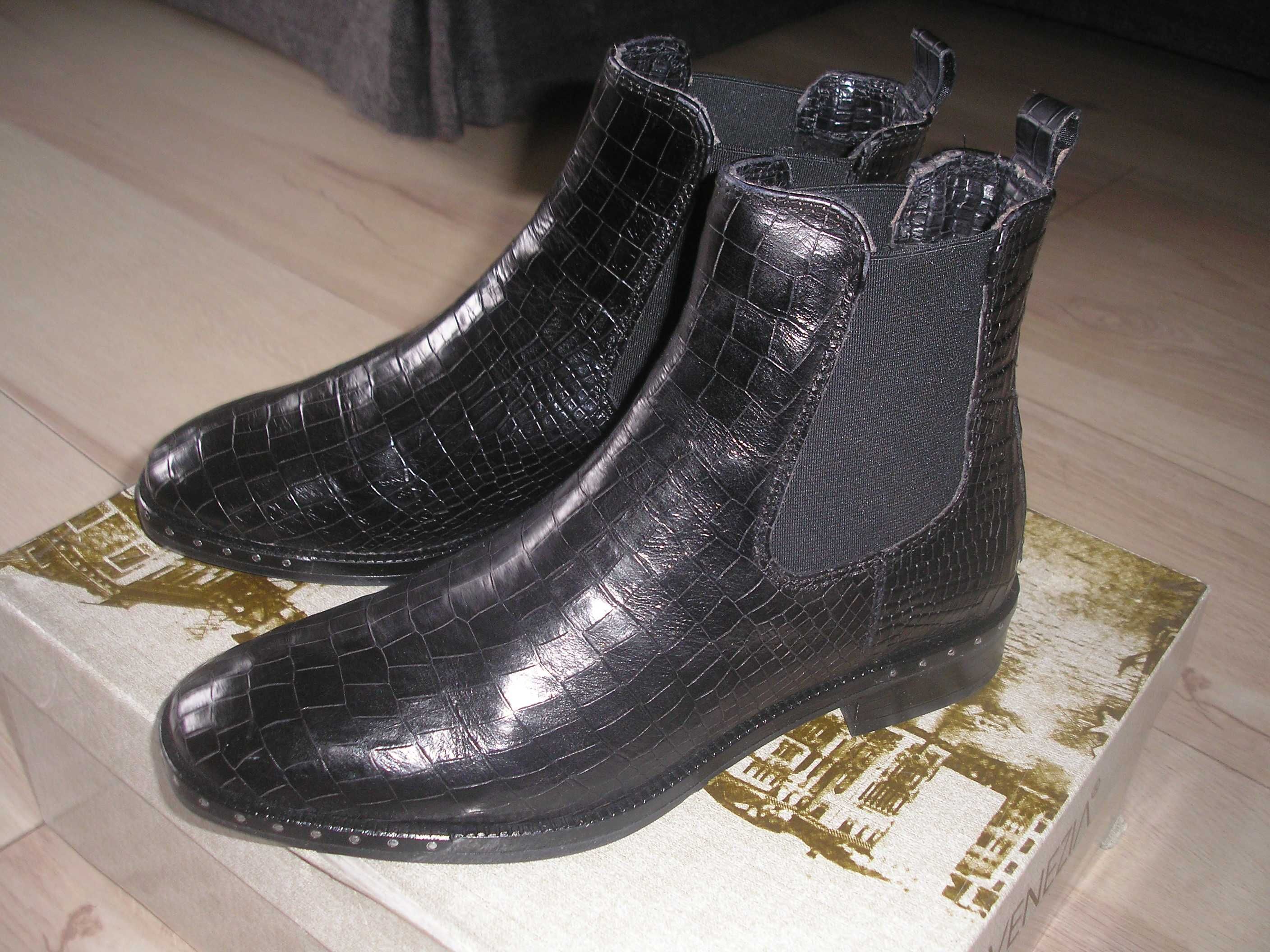 Botki czarne 36 VENEZIA NOWE