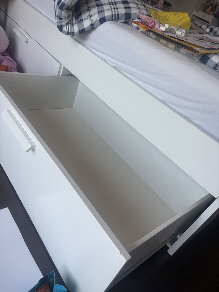 Cama brimnes Ikea+estrado+ colchao