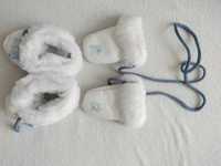Komplet zimowy dla niemowlaka - rękawiczki plus buciki - NOWE