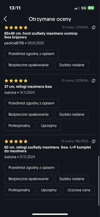 60x10 cm. V O X T O R P ikea metod front szuflady maximera  knivshult