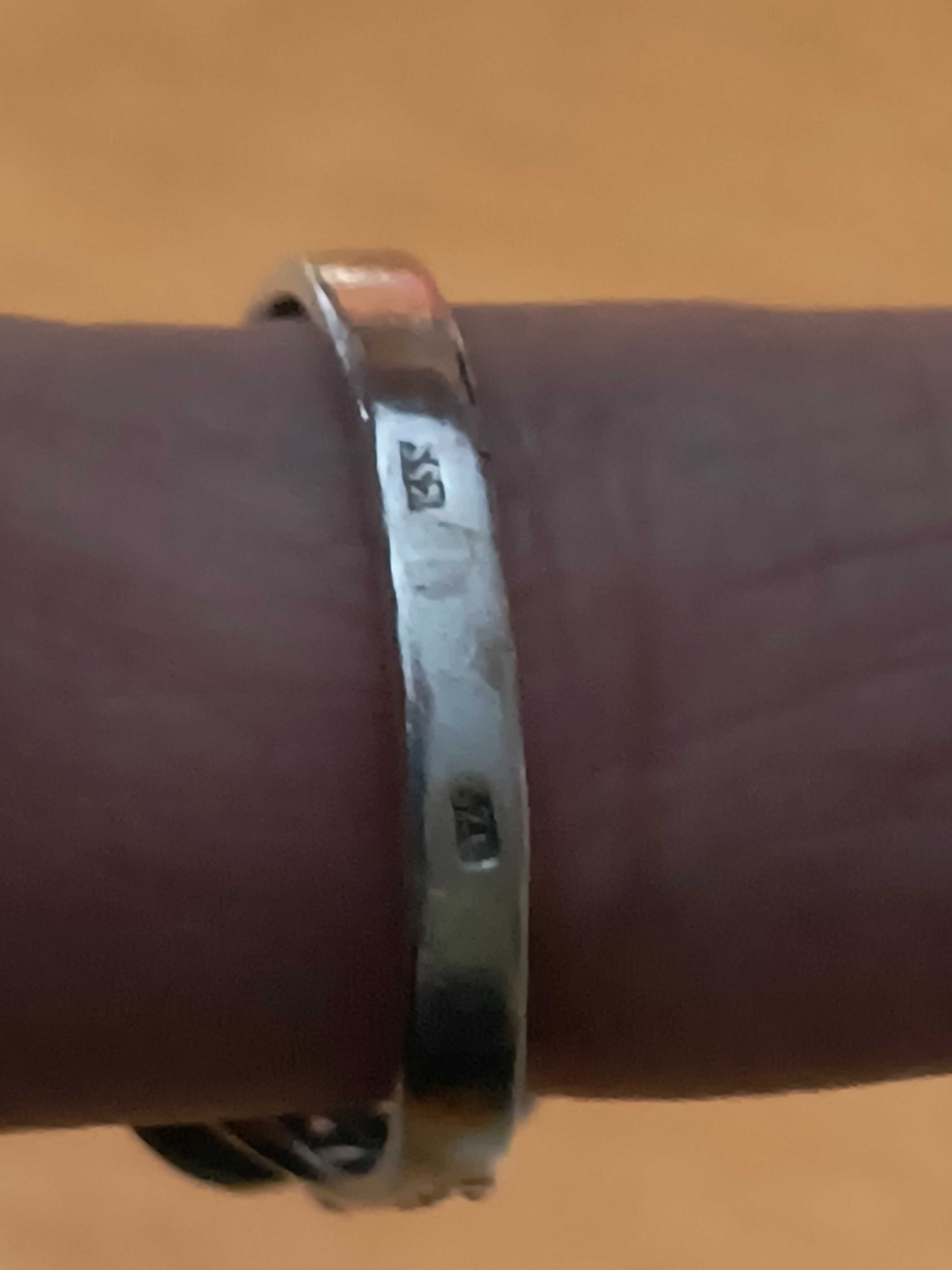 Zjawiskowy srebrny pierścionek polski vintage Jubilex Sopot