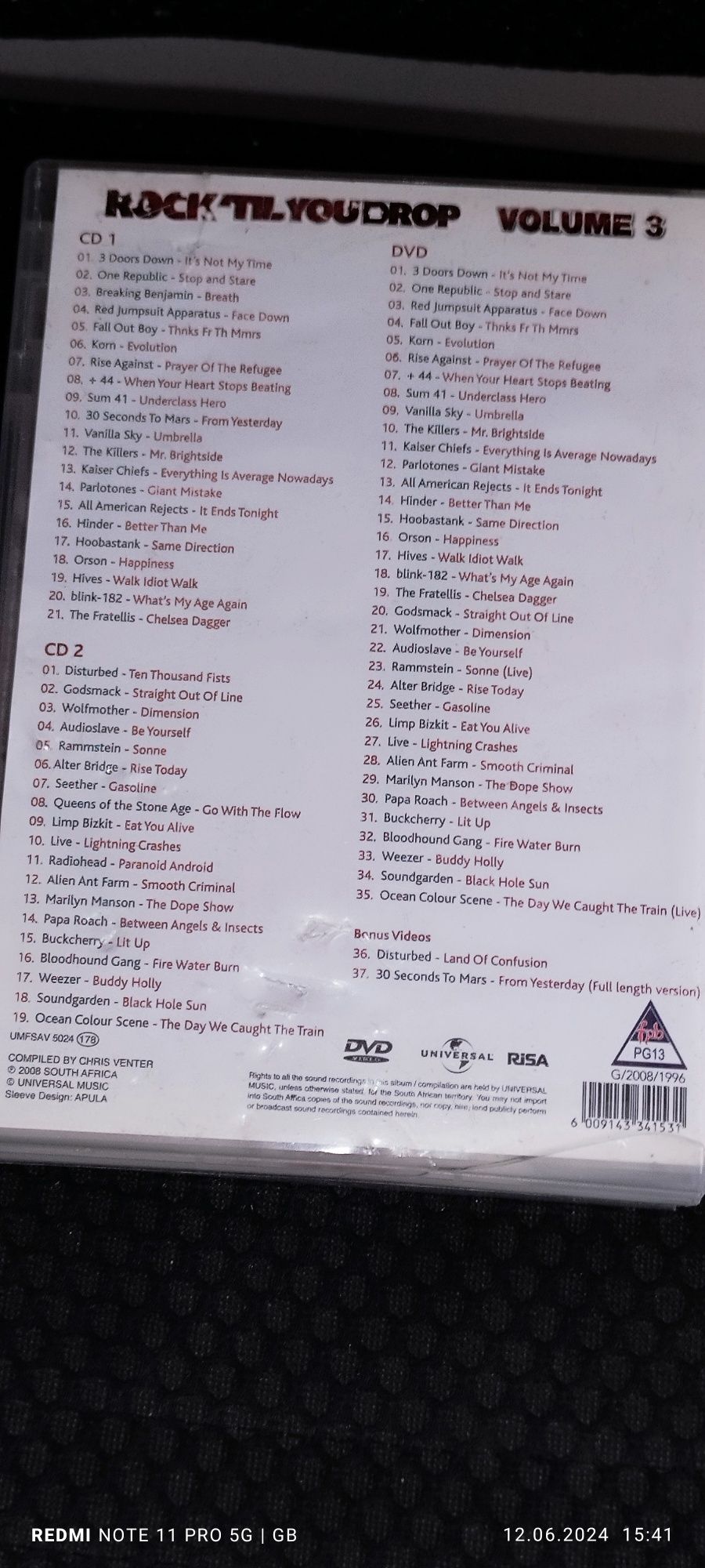 Sprzedam rock til.you drops volume 3