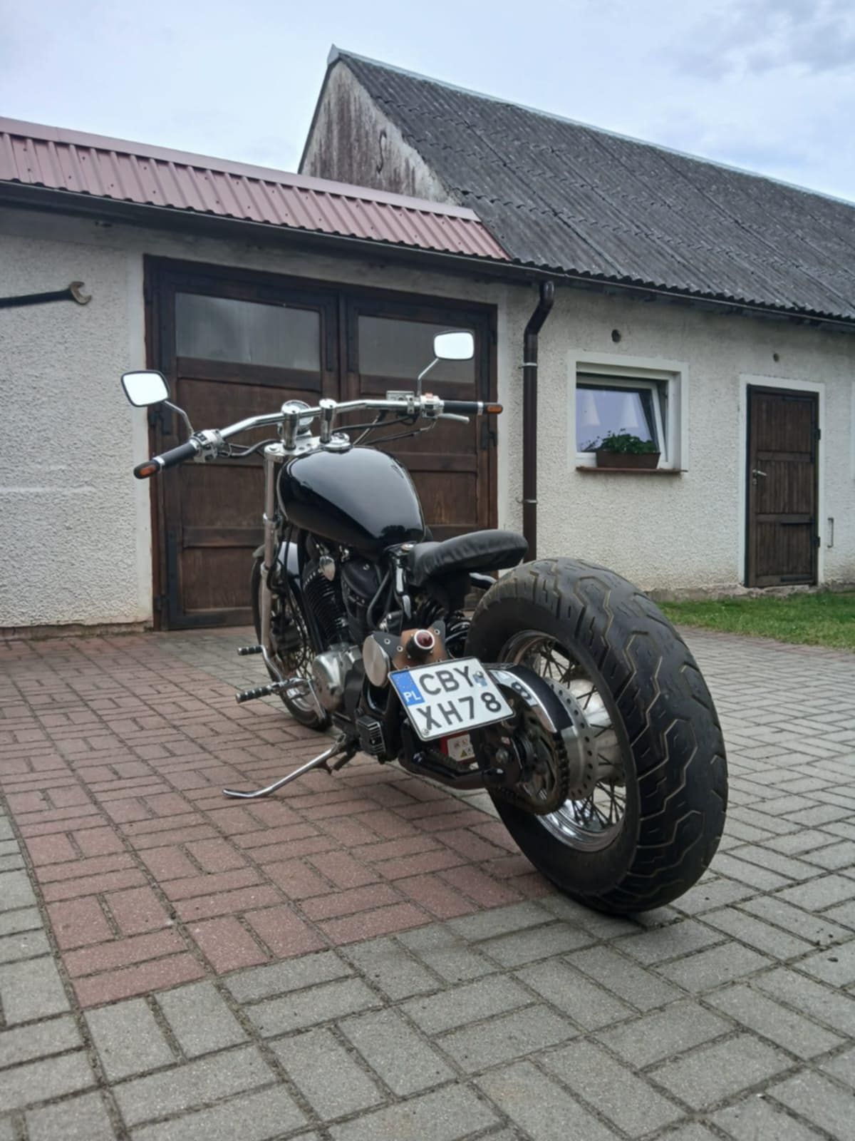 Honda VT 600 zarejestrowana w PL bobber style zamiana Transalp zamien