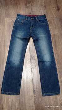 Spodnie jeansowe jeansy chłopięce 146 cm