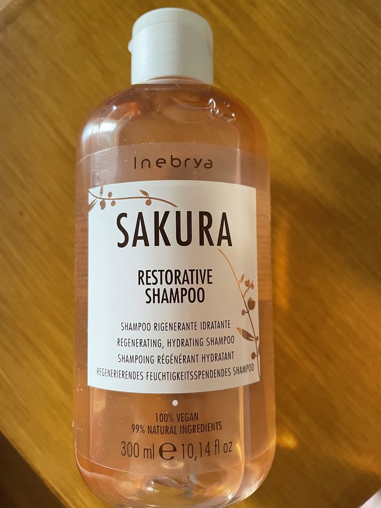 Inebrya Sakura Restorative Mask&Shampoo. Маска и шампунь для волос