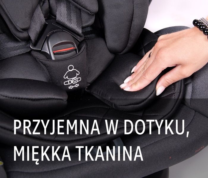 Coletto Cascade RWF 0-36 kg przodem i tyłem do kierunku jazdy!