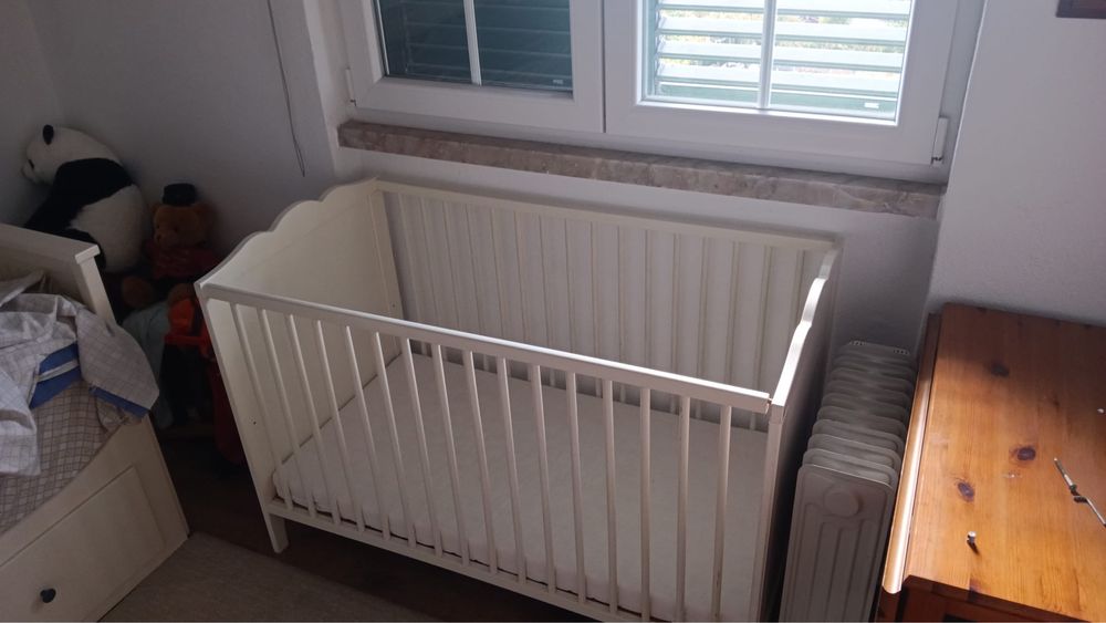 Ikea SMÅGÖRA Berço, branco, 60x120 cm