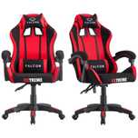 Fotel Gamingowy z tkaniny EXTREME Falcon Red , krzesło gracza