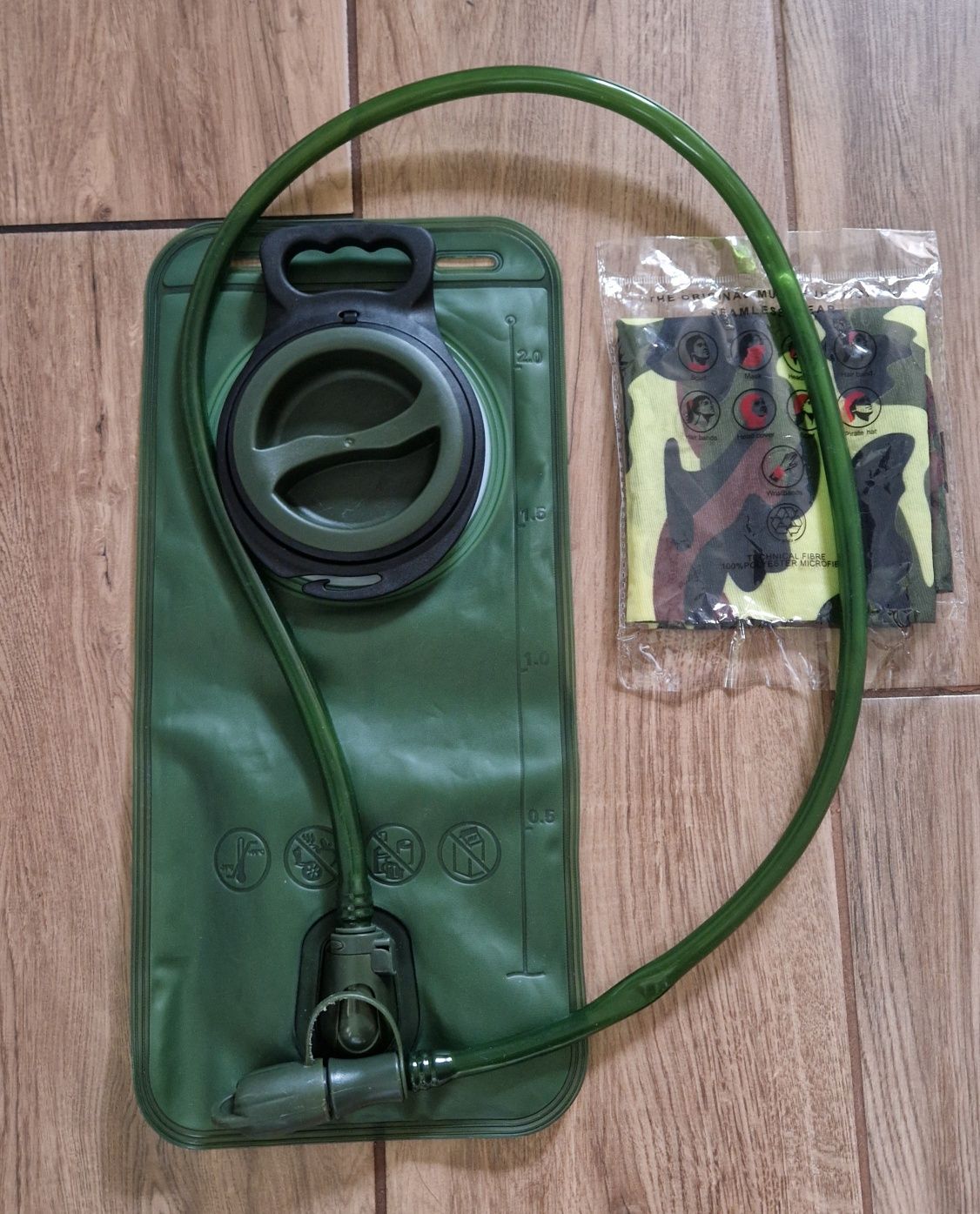 Bukłak militarny pęcherz nawodniający, 2 l, do plecaka turystyc