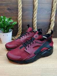 Bordowe męskie buty sportowe sneakersy Nike Air Huarache 46