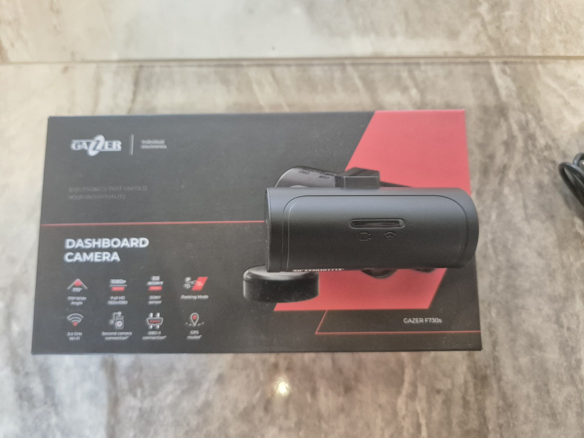 Відеореєстратор Gazer F730s