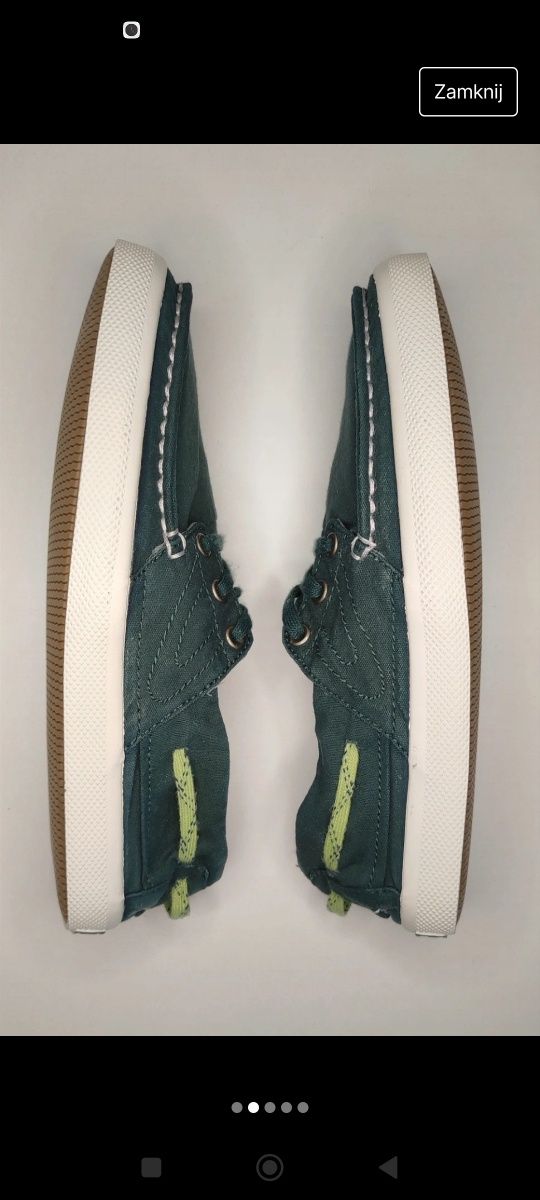 Płócienne buty żeglarskie Tretorn Otto Canvas tenisówki rozmiar 38