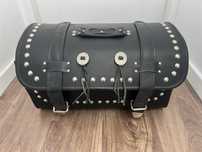 Kufer motocyklowy skórzany chopper cruiser 50cm