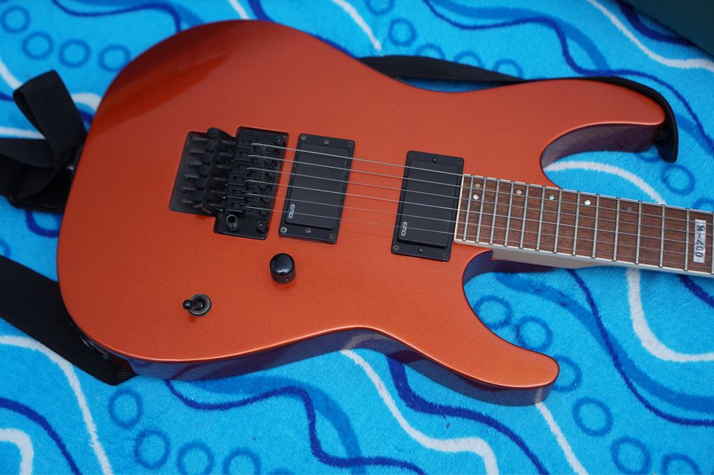 Esp Ltd M400 orange gitara