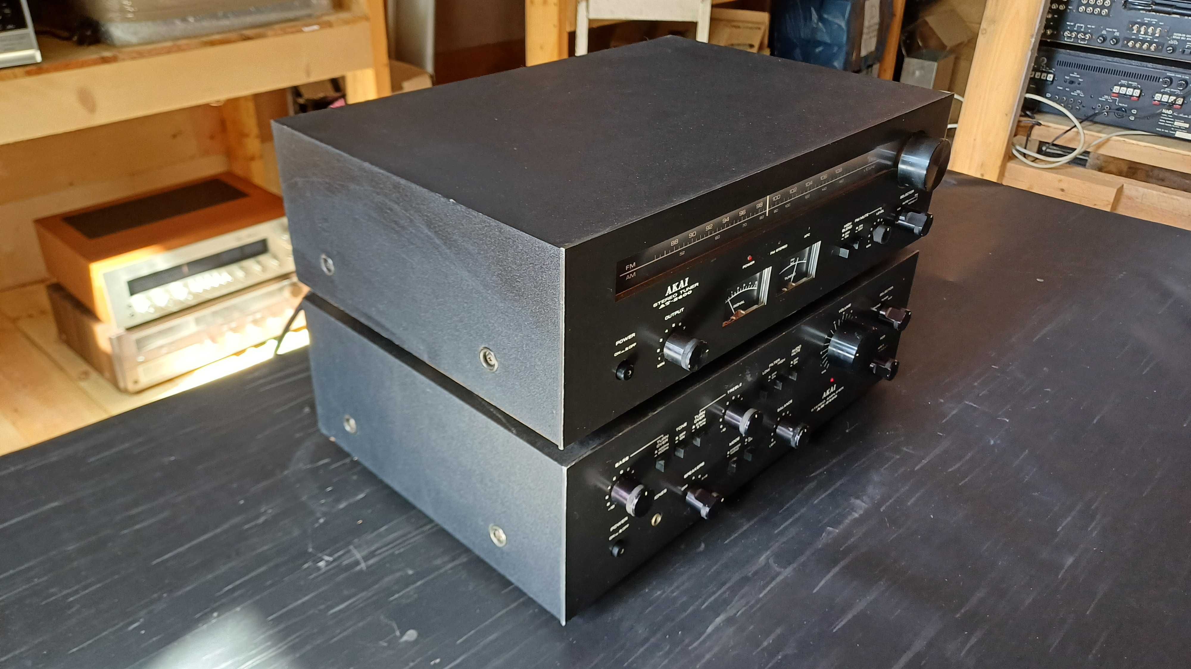 Wzmacniacz AKAI AM-2400 + tuner FM AT-2400