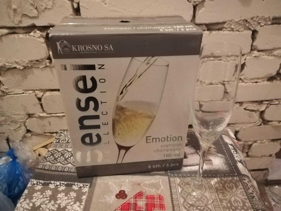 Kieliszki SZAMPAN KROSNO Colection SENSEI 6szt. 180ml